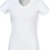 SF Clothing SK122 - T-shirt femme col v Feel Good