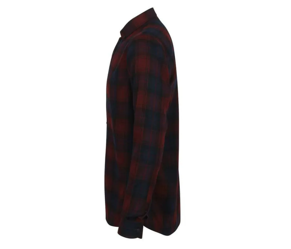 SF Men SF560 - Chemise décontractée à carreaux