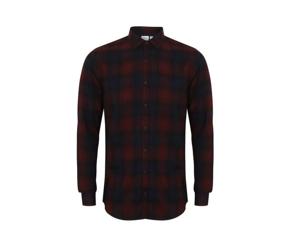 SF Men SF560 - Chemise décontractée à carreaux