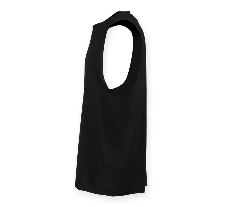 SF Men SF232 - Maillot de corps à col haut et emmanchures droites pour homme