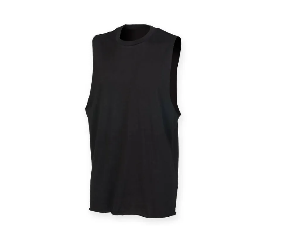 SF Men SF232 - Maillot de corps à col haut et emmanchures droites pour homme