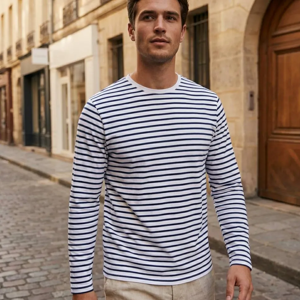 SF Men SF204 - Tee-shirt marinière