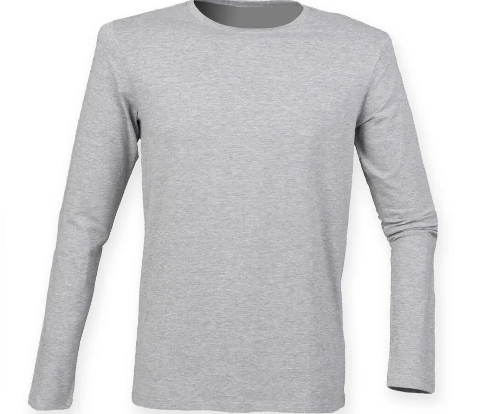 SF Men SF124 - Tee-shirt stretch homme manches longues