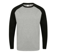 SF Men SF271 - T-shirt de baseball à manches longues pour homme