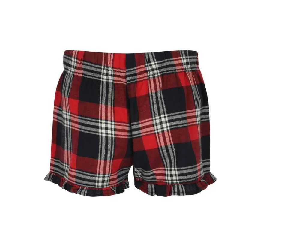 SF Women SK082 - Shorts de Pyjama Légers en Flanelle Douce pour l'Été