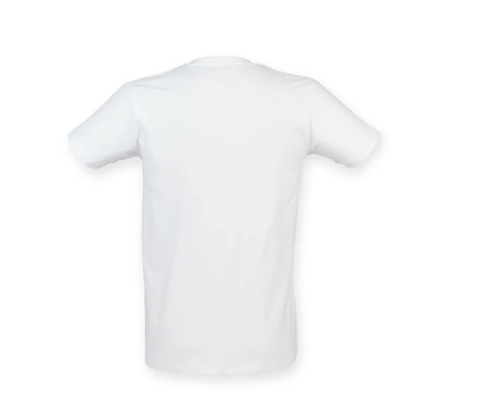 Skinnifit SF122 - Tee-Shirt Col V Homme Stretch en Coton