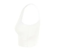 Skinnifit SK106 - Débardeur Court en Coton avec Dos Nageur