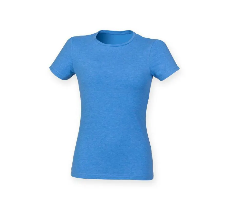 Skinnifit SK121 - Tee-Shirt Femme Stretch Coton
