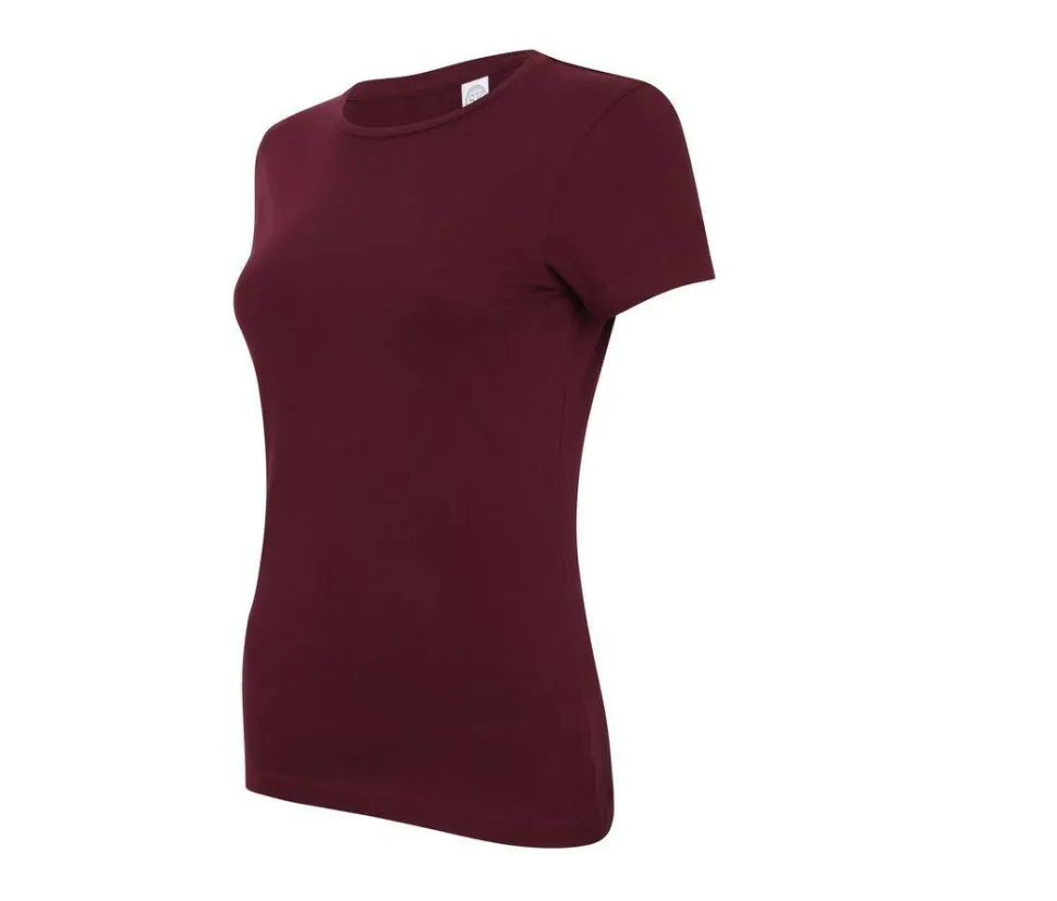Skinnifit SK121 - Tee-Shirt Femme Stretch Coton