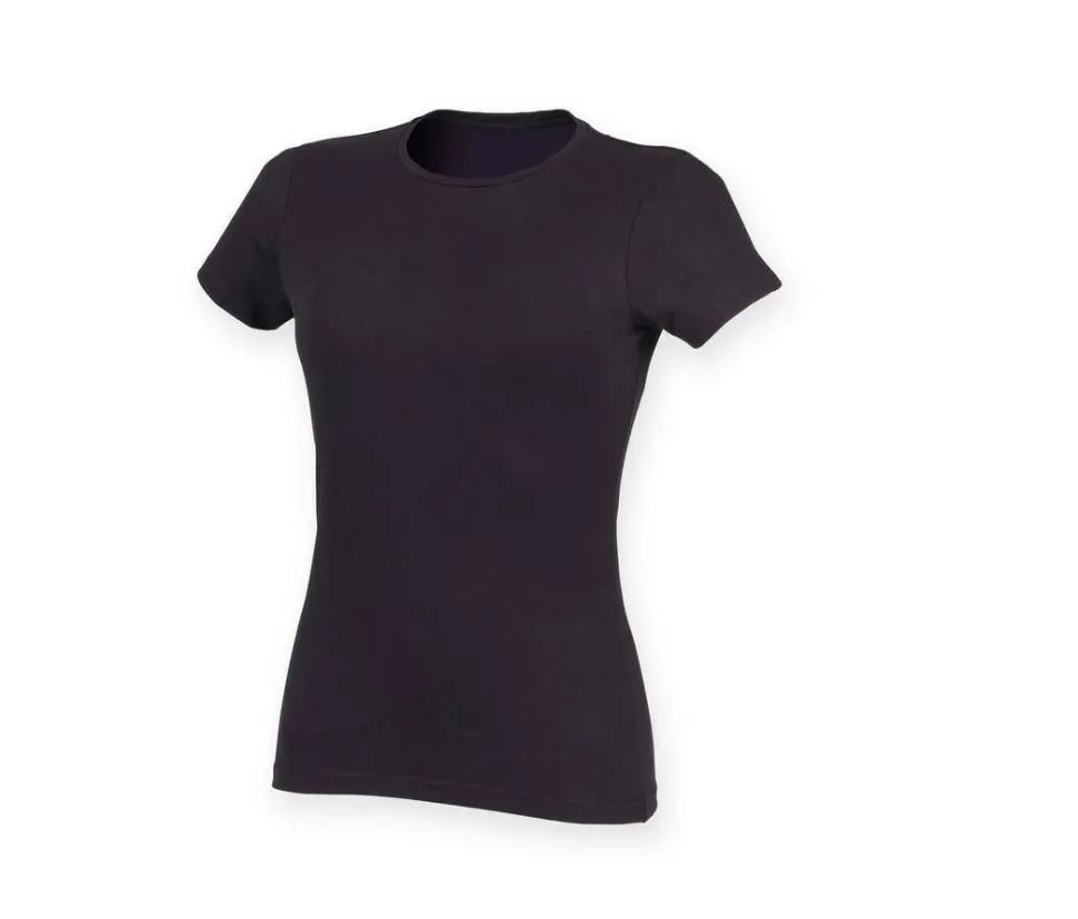 Skinnifit SK121 - Tee-Shirt Femme Stretch Coton