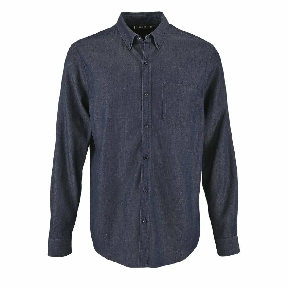 SOL'S 02100 - BARRY MEN Chemise Homme En Denim
