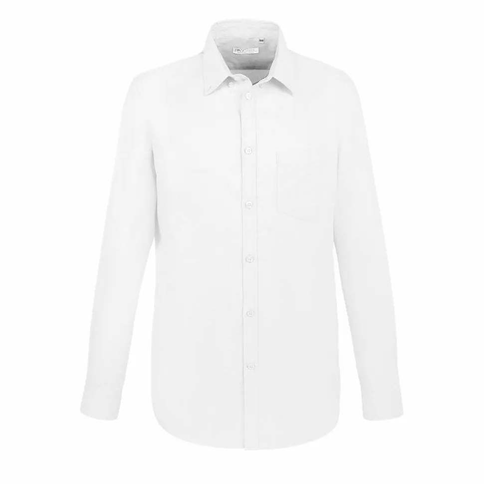 SOL'S 02920 - Boston Fit Chemise Homme Oxford Manches Longues
