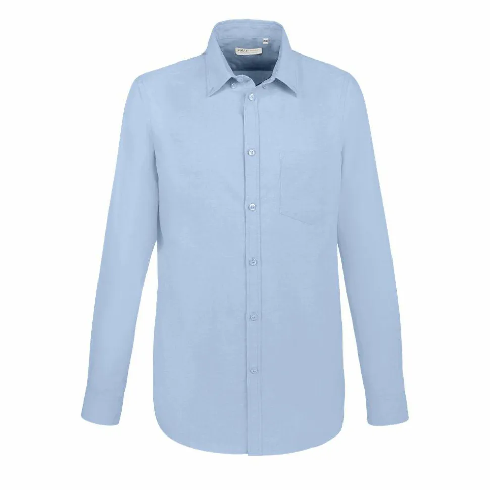 SOL'S 02920 - Boston Fit Chemise Homme Oxford Manches Longues