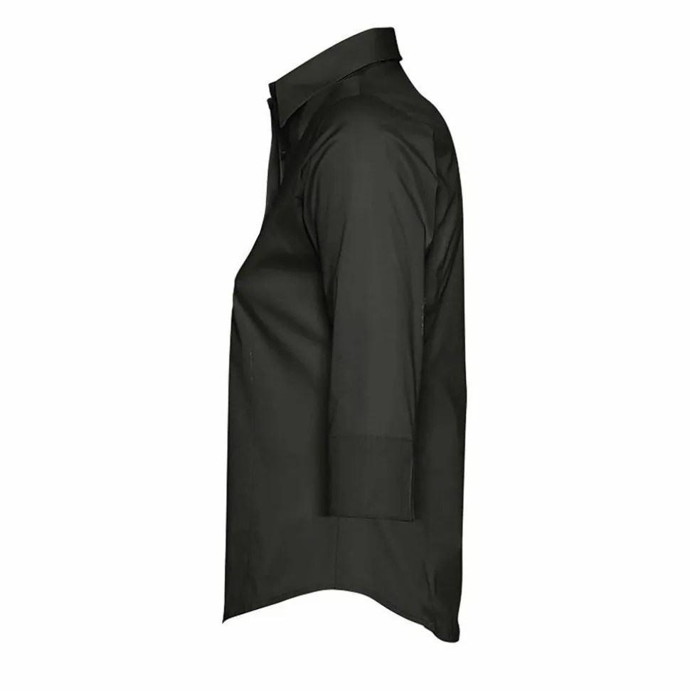 SOL'S 17010 - Effect Chemise Femme Stretch Manches 3/4