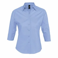 SOL'S 17010 - Effect Chemise Femme Stretch Manches 3/4