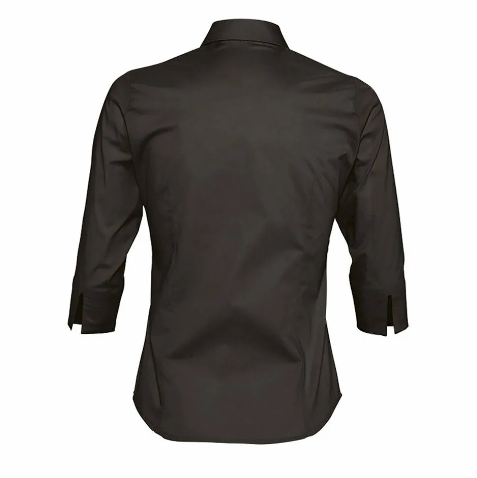 SOL'S 17010 - Effect Chemise Femme Stretch Manches 3/4