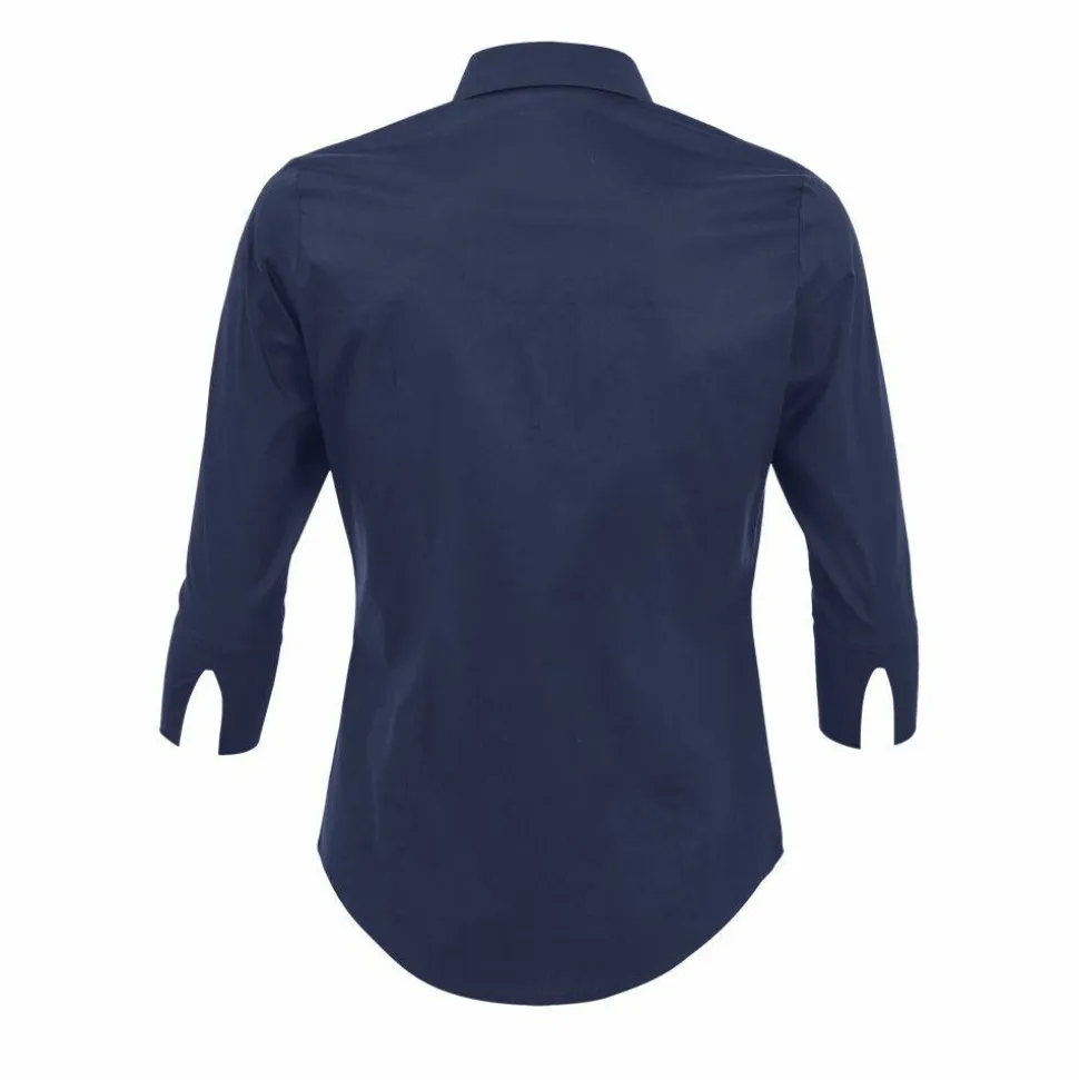 SOL'S 17010 - Effect Chemise Femme Stretch Manches 3/4