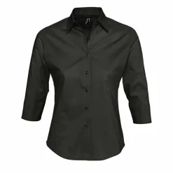 SOL'S 17010 - Effect Chemise Femme Stretch Manches 3/4