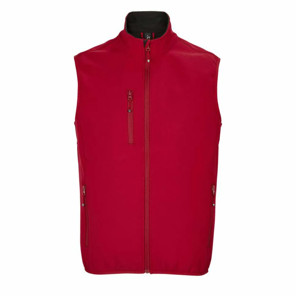 SOL'S 03825 - Falcon Bw Men Veste Homme Zippée Softshell Sans Manche
