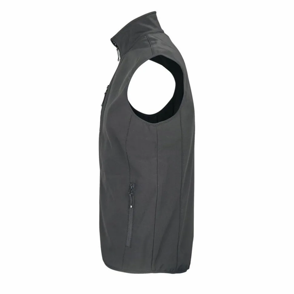 SOL'S 03825 - Falcon Bw Men Veste Homme Zippée Softshell Sans Manche