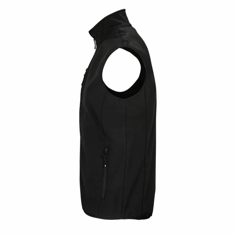 SOL'S 03825 - Falcon Bw Men Veste Homme Zippée Softshell Sans Manche