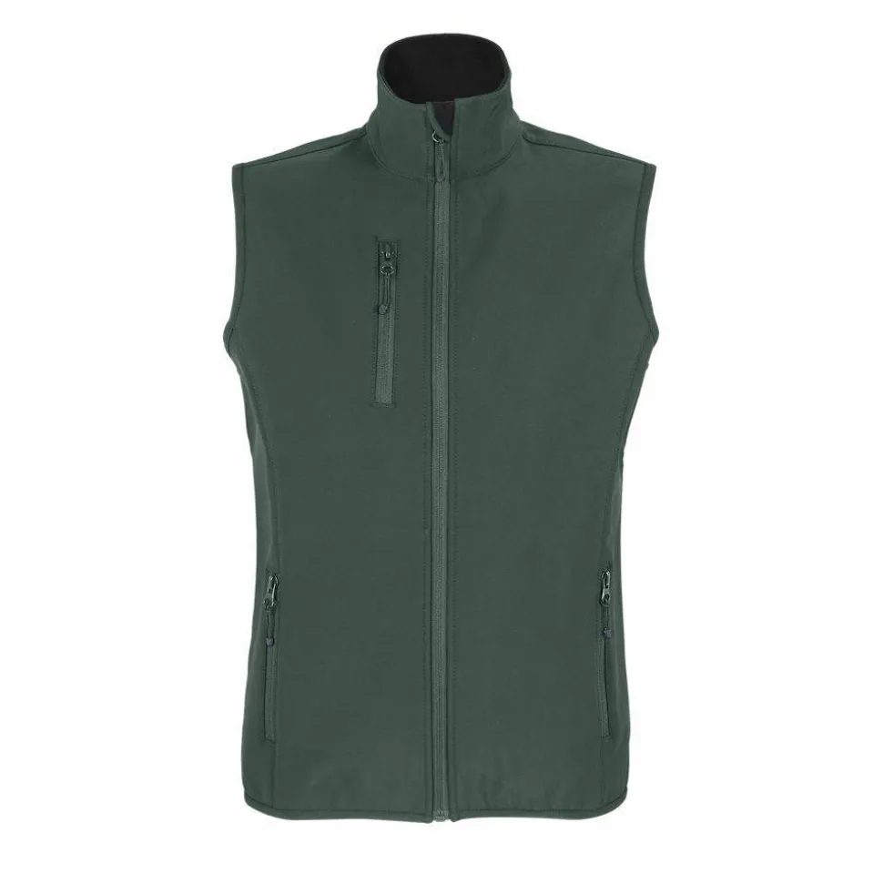 SOL'S 03826 - Falcon Bw Women Veste Femme Zippée Softshell Sans Manche