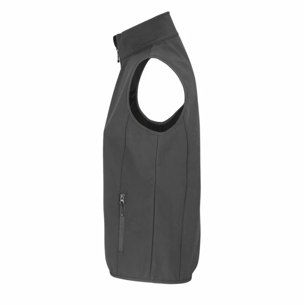 SOL'S 03826 - Falcon Bw Women Veste Femme Zippée Softshell Sans Manche