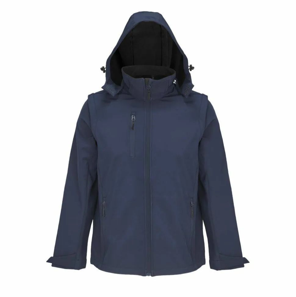 SOL'S 03995 - FALCON 3IN1 Softshell Capuche Et Manches Amovibles