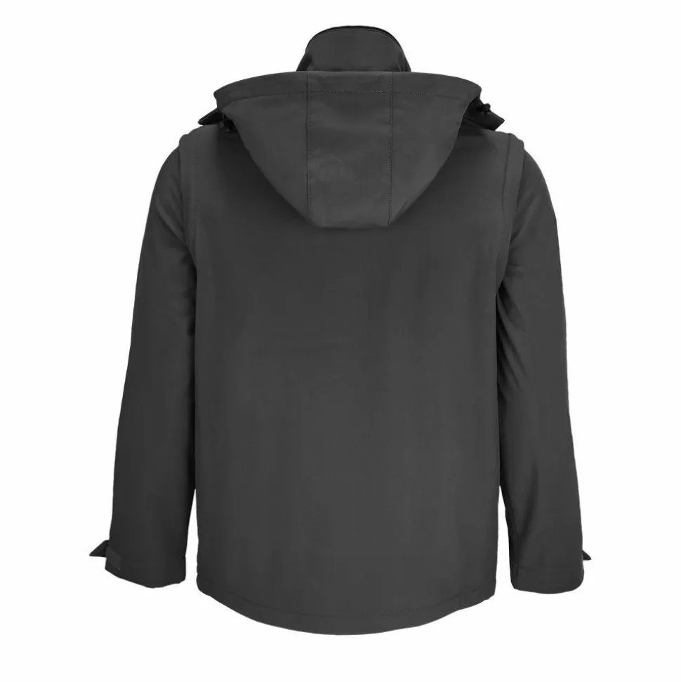 SOL'S 03995 - FALCON 3IN1 Softshell Capuche Et Manches Amovibles