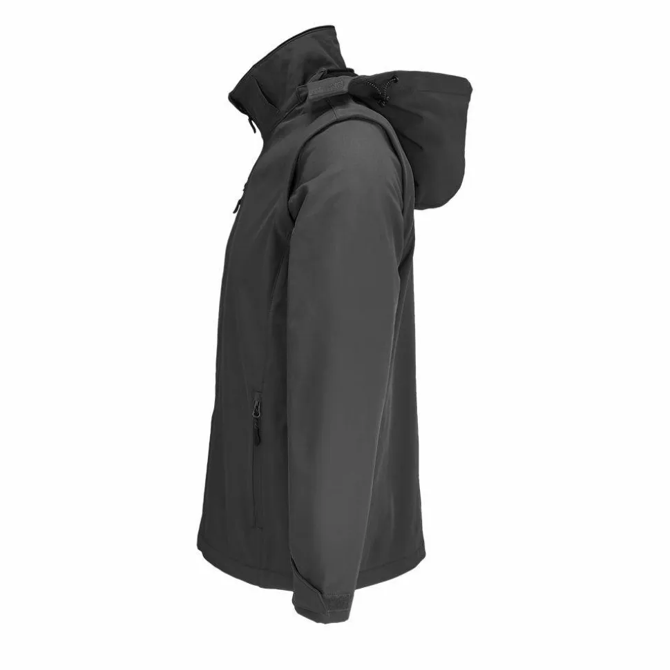 SOL'S 03995 - FALCON 3IN1 Softshell Capuche Et Manches Amovibles