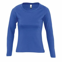 SOL'S 11425 - MAJESTIC Tee Shirt Femme Col Rond Manches Longues