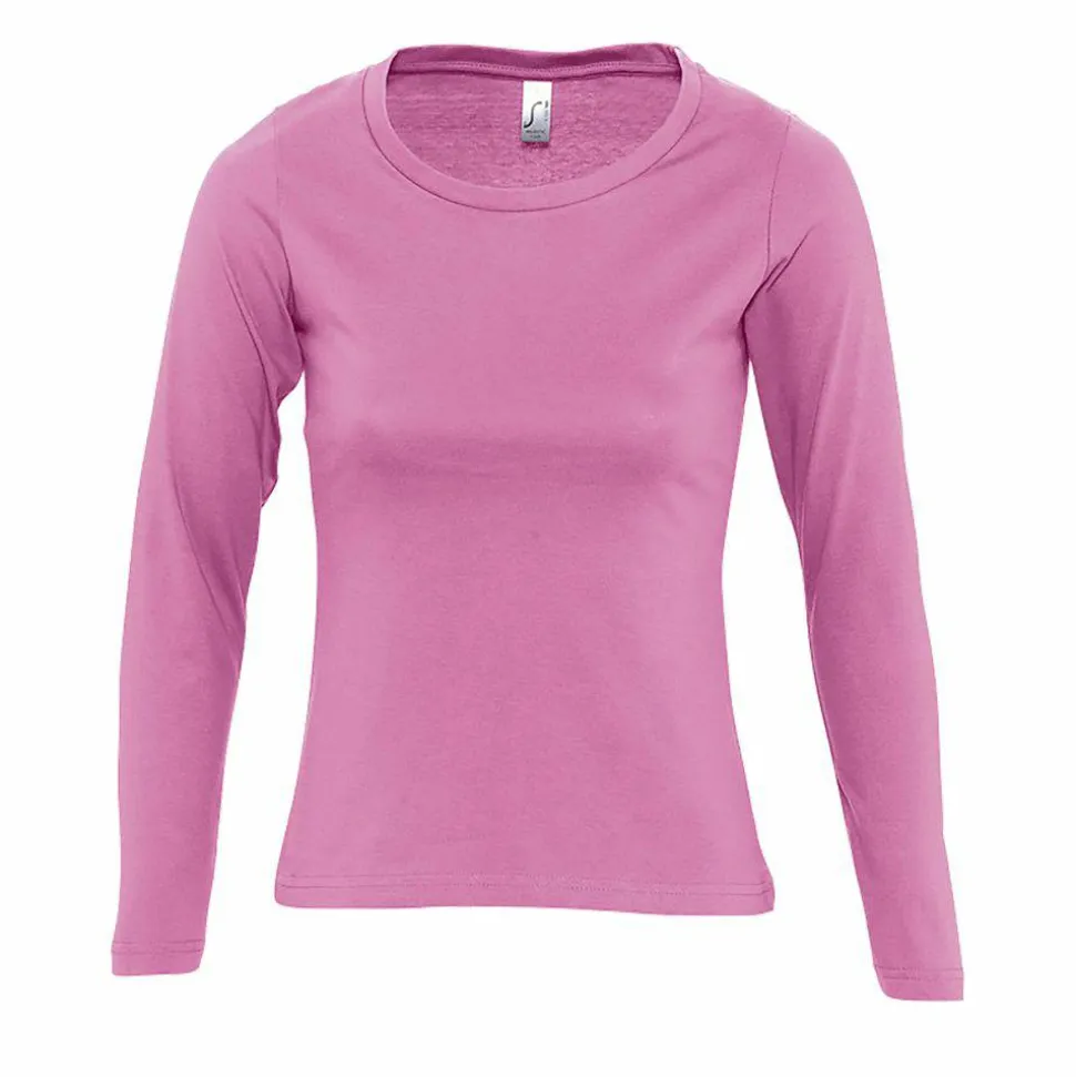 SOL'S 11425 - MAJESTIC Tee Shirt Femme Col Rond Manches Longues