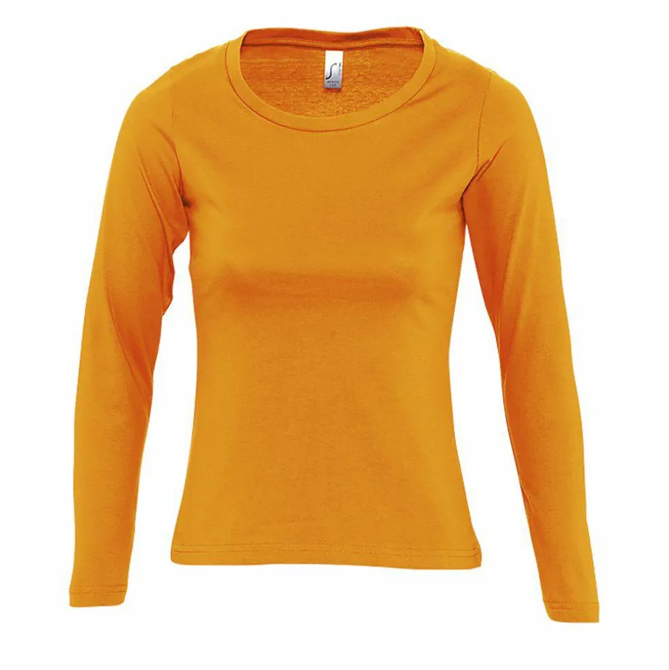 SOL'S 11425 - MAJESTIC Tee Shirt Femme Col Rond Manches Longues