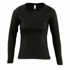 SOL'S 11425 - MAJESTIC Tee Shirt Femme Col Rond Manches Longues