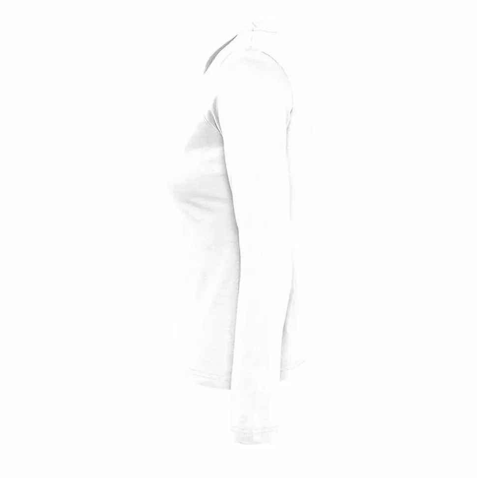 SOL'S 11425 - MAJESTIC Tee Shirt Femme Col Rond Manches Longues