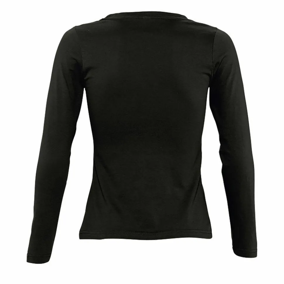 SOL'S 11425 - MAJESTIC Tee Shirt Femme Col Rond Manches Longues