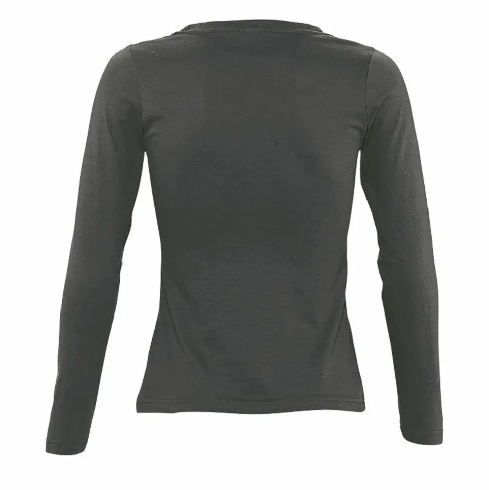 SOL'S 11425 - MAJESTIC Tee Shirt Femme Col Rond Manches Longues