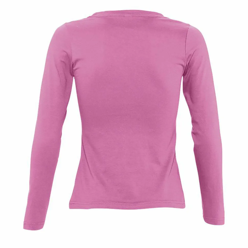 SOL'S 11425 - MAJESTIC Tee Shirt Femme Col Rond Manches Longues