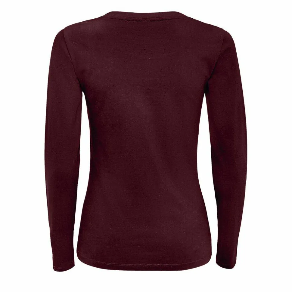 SOL'S 11425 - MAJESTIC Tee Shirt Femme Col Rond Manches Longues