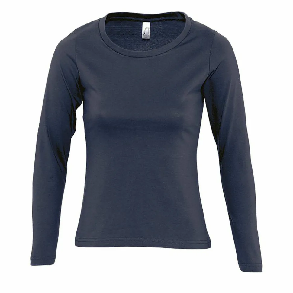 SOL'S 11425 - MAJESTIC Tee Shirt Femme Col Rond Manches Longues