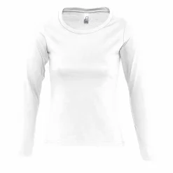 SOL'S 11425 - MAJESTIC Tee Shirt Femme Col Rond Manches Longues