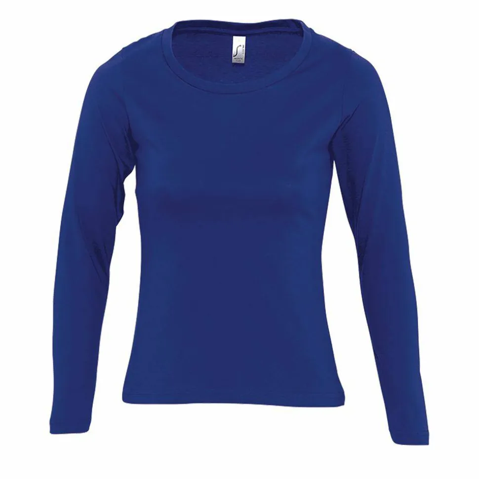 SOL'S 11425 - MAJESTIC Tee Shirt Femme Col Rond Manches Longues