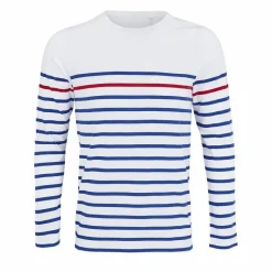 SOL'S 03099 - Matelot Lsl Men Tee Shirt Homme Manches Longues Rayé