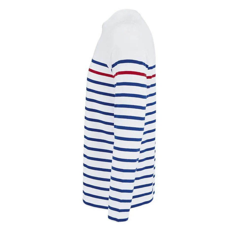 SOL'S 03099 - Matelot Lsl Men Tee Shirt Homme Manches Longues Rayé