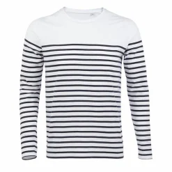 SOL'S 03099 - Matelot Lsl Men Tee Shirt Homme Manches Longues Rayé