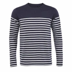 SOL'S 03099 - Matelot Lsl Men Tee Shirt Homme Manches Longues Rayé