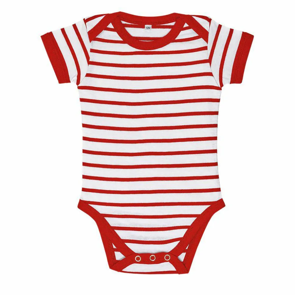 SOL'S 01401 - MILES BABY Body Bébé Rayé