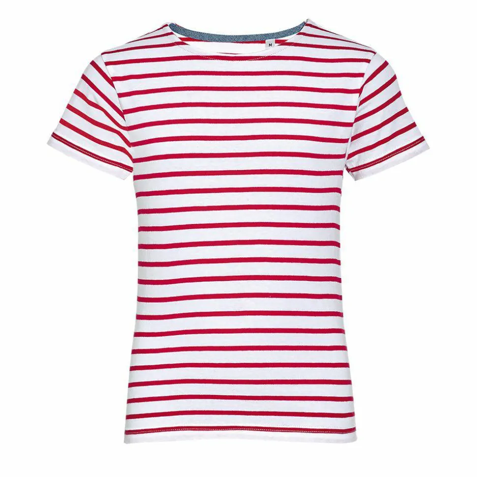 SOL'S 01400 - MILES KIDS Tee Shirt Enfant Col Rond Rayé