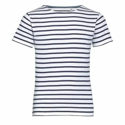 SOL'S 01400 - MILES KIDS Tee Shirt Enfant Col Rond Rayé