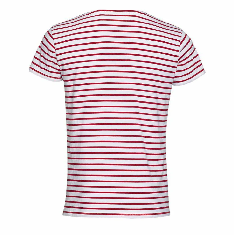 SOL'S 01398 - MILES MEN Tee Shirt Homme Col Rond Rayé